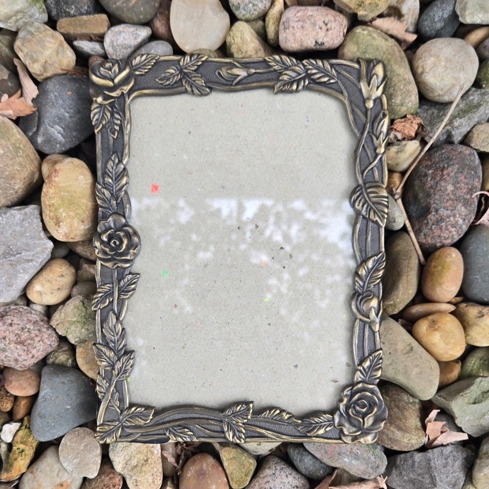 Vintage Floral Photo‎ Frame Bronze Rose Picture Display Decor Weston Gallery